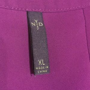 NYDJ Purple Blouse XL